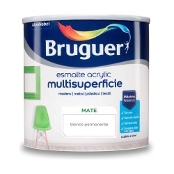 Acryl-Emaille Bruguer 5160685 250 ml Permanent White Mattierend