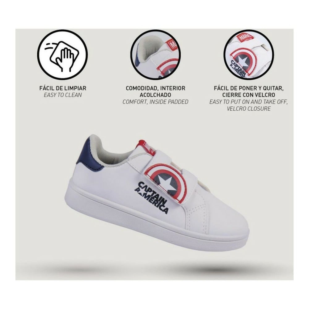 Chaussures de Sport pour Enfants The Avengers Blanc