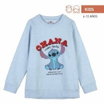 Sweat sans capuche unisex Stitch Bleu clair