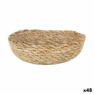 Multi-purpose basket Privilege Brown wicker 16 x 16 x 5,5 cm (48 Units)