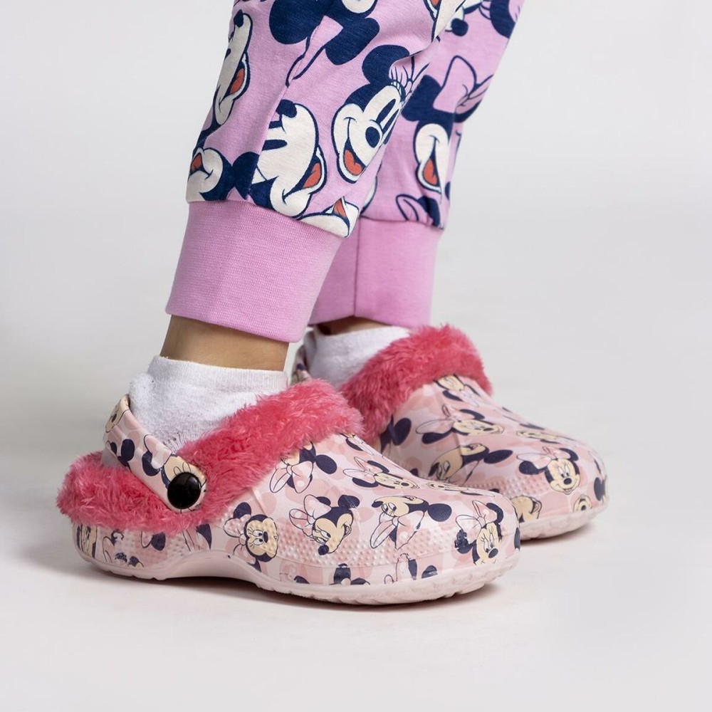 Chaussons Minnie Mouse Rose