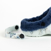 House Slippers Stitch Light Blue