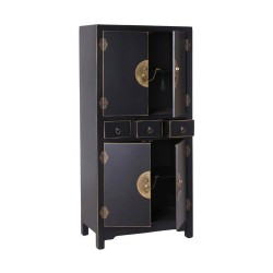 Buffet ORIENTE 63 x 33 x 131 cm Noir Bois