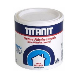 Farbe Titanlux Titanit 029190034 Decke Wand Waschbar Weiß 750 ml Mattierend