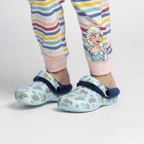 House Slippers Frozen Light Blue