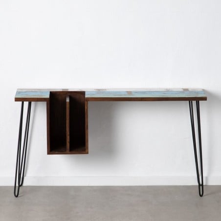 Bureau 140 x 35 x 77 cm Métal Bois