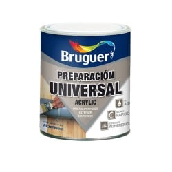 Oberflächenbehandlung Bruguer 5120577  Universal Acryl Grundierung Weiß 750 ml Mattierend