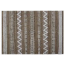 Tapis Home ESPRIT Blanc Marron Boho 75 x 175 x 1 cm