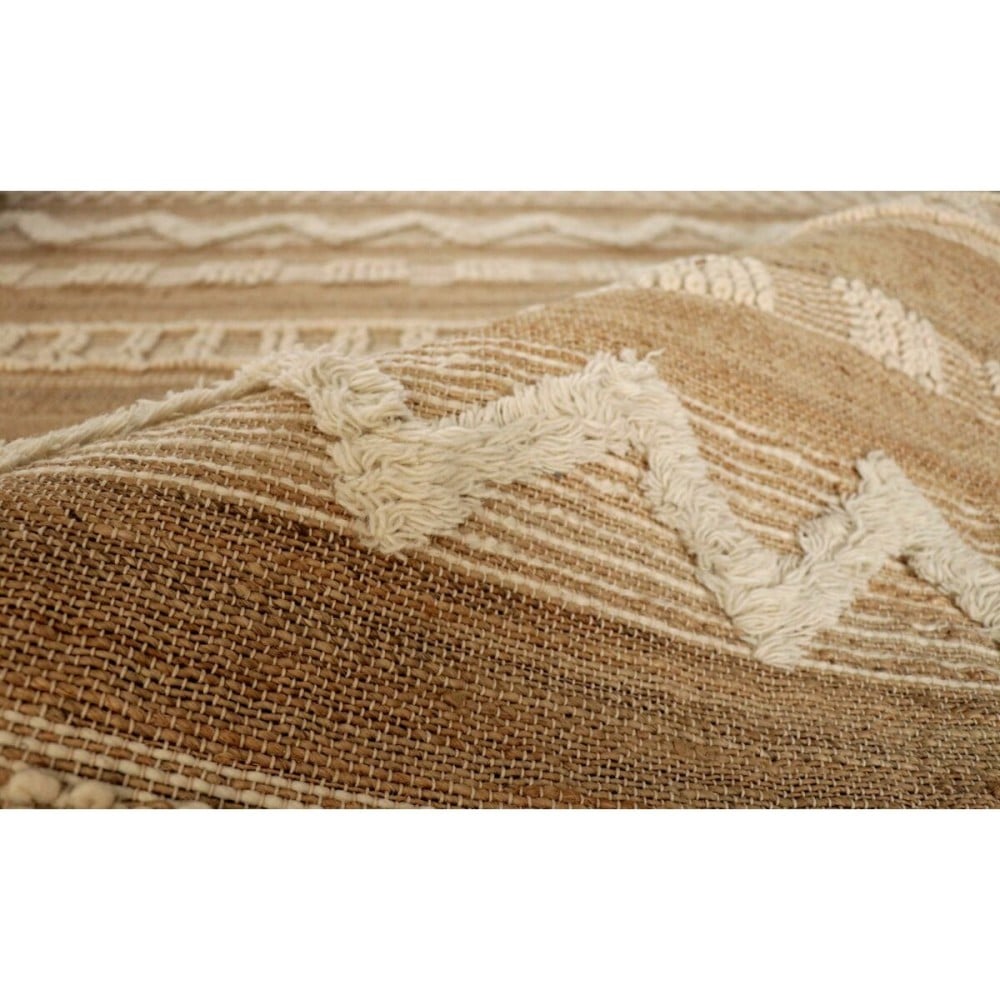 Tapis Home ESPRIT Blanc Marron Boho 75 x 175 x 1 cm