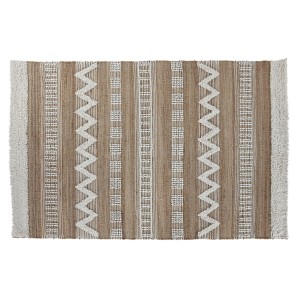 Teppich Home ESPRIT Weiß Braun Boho 160 x 230 x 1 cm