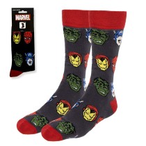 Socken Marvel Schwarz 38-45