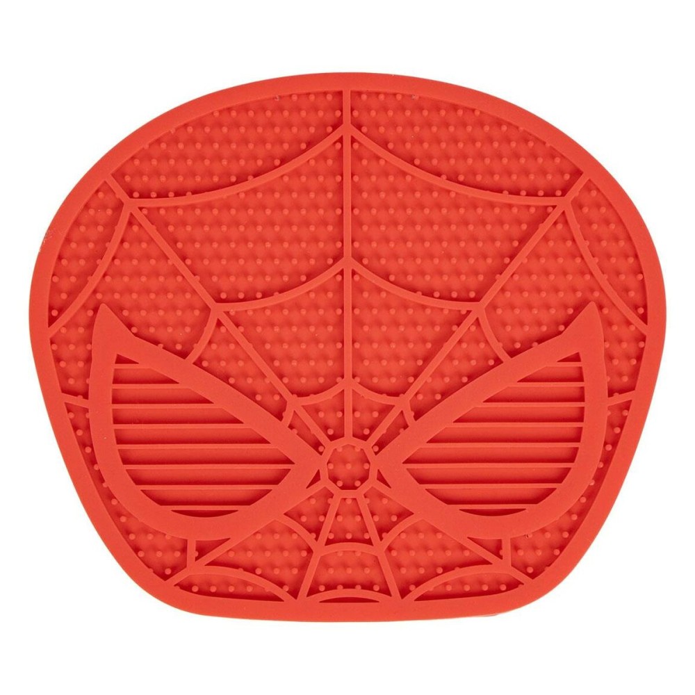 Mangeoire pour chiens Spider-Man Rouge Silicone 28 x 15 x 1,5 cm