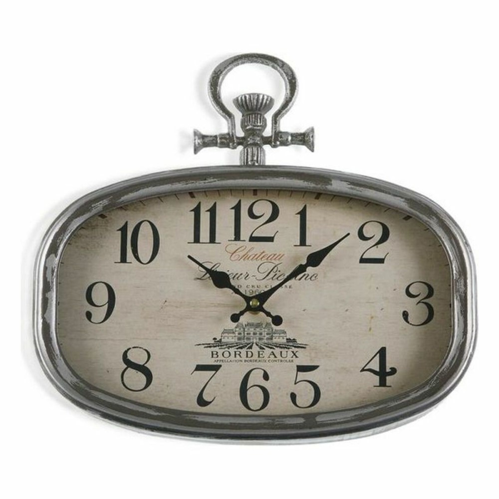 Wall Clock Versa Chateau Metal (35 x 6 x 32,5 cm)