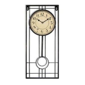 Wall Clock Versa Metal (4,5 x 45 x 20 cm)