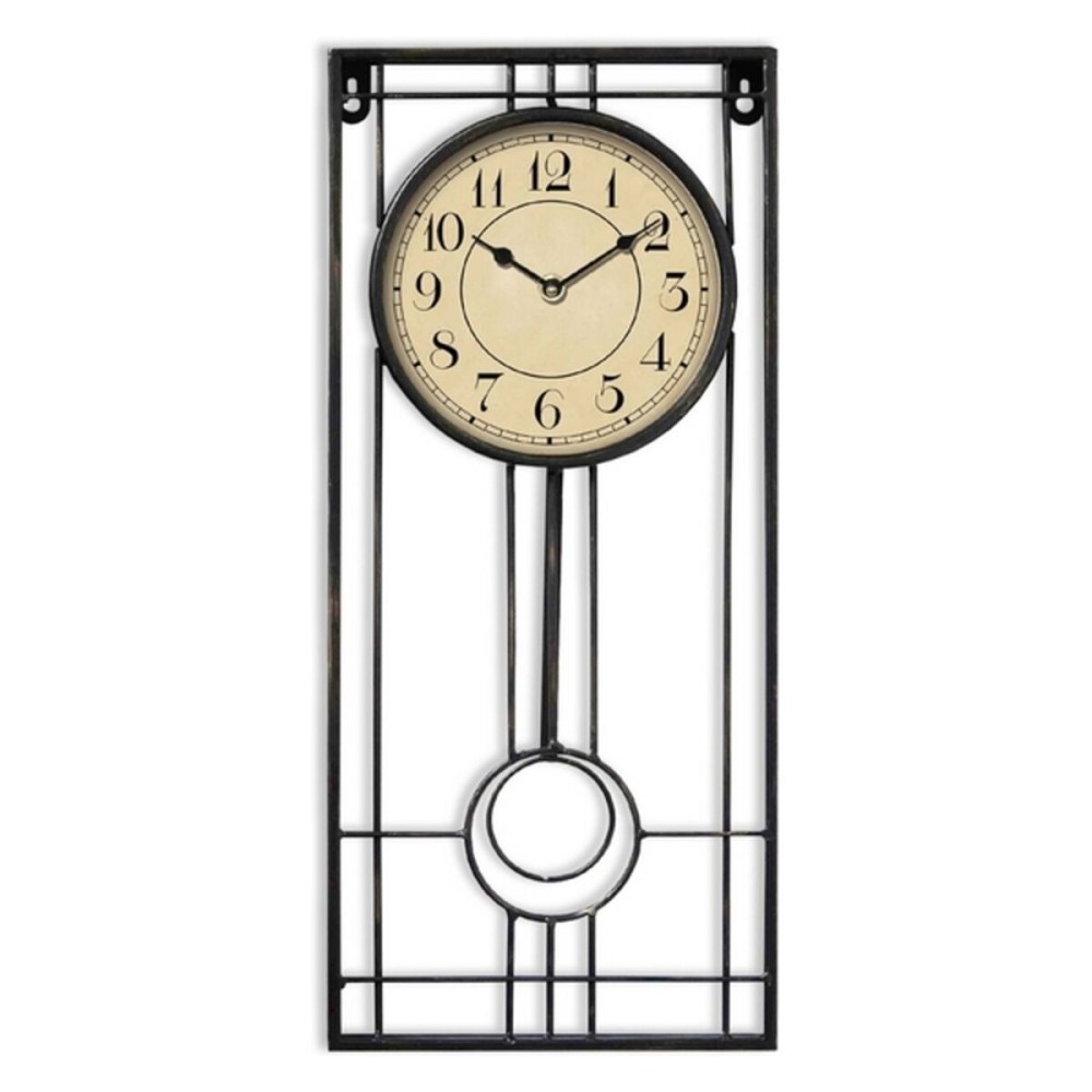 Wall Clock Versa Metal (4,5 x 45 x 20 cm)