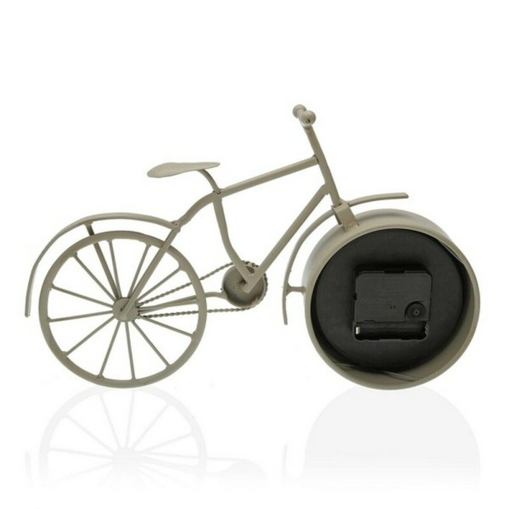 Table clock Bicicle Versa Grey Metal (6 x 20 x 33 cm) (6 x 20 x 33 cm)