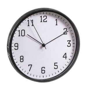 Wall Clock Caison Black Ø 22 cm