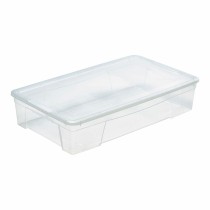 Storage Box with Lid Mondex Space Box Transparent polypropylene 34 L 70,5 x 42 x 15,5 cm