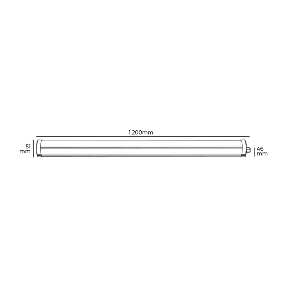 Regel EDM 31407 36 W 120 cm LED Leicht (6400 K)