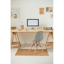 Lampe de bureau EDM 32015 Blanc Naturel Bois Acier 40 W 12 x 17 x 45 cm