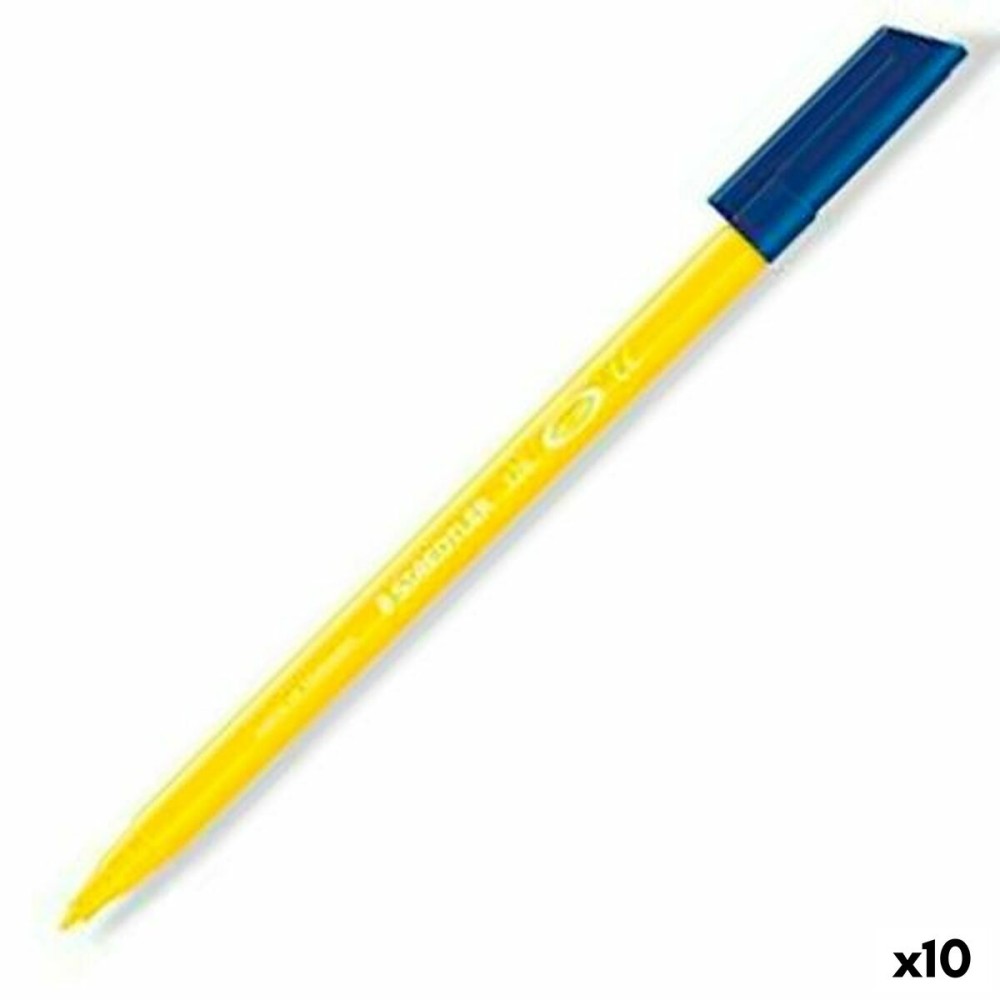 Felt-tip pens Staedtler Noris Club Yellow (10 Units)