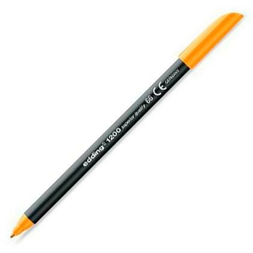 Felt-tip pens Edding 1200 Neon Orange (10 Units)