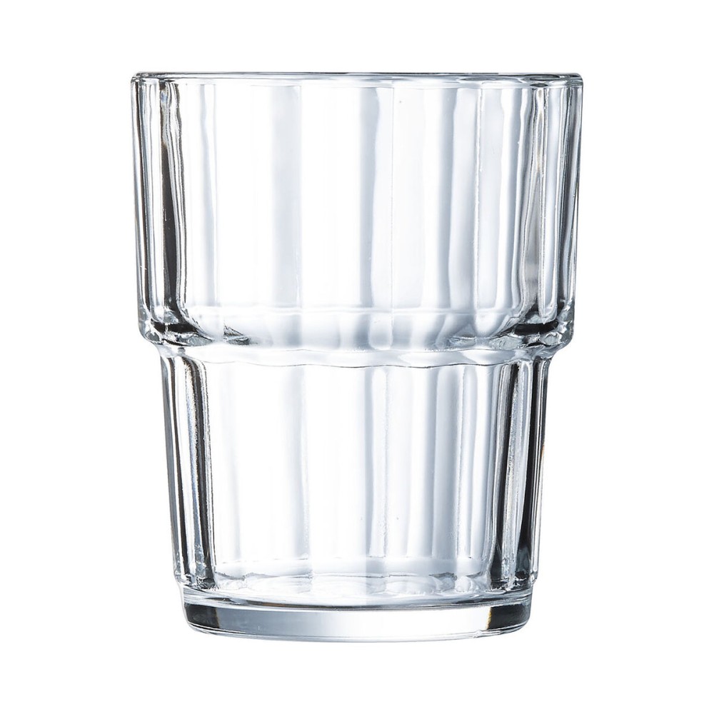 Thermal Cup with Lid Arcoroc Noruega Transparent Glass