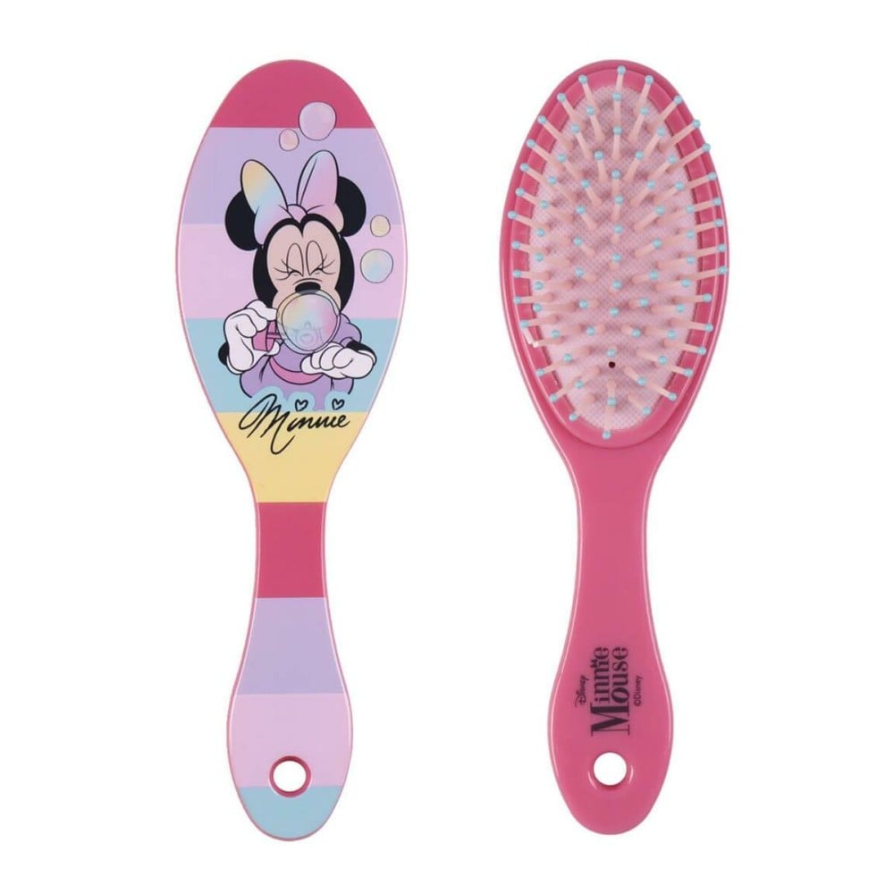 Knotenlösende Haarbürste Minnie Mouse Rosa