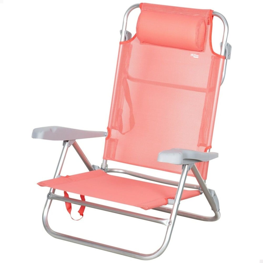 Folding Chair Aktive 47 x 82 x 49 cm Flamingo (2 Units)