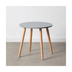 Table d'appoint 50 x 50 x 48 cm Naturel Gris Bois DMF