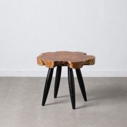 Side table Natural Black Teak 60 x 60 x 50 cm