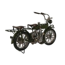 Decorative Figure Home ESPRIT Blue Green Motorbike Vintage 31 x 8 x 16 cm (2 Units)