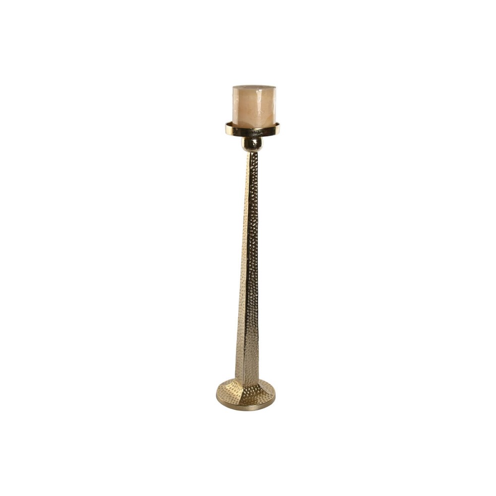 Kerzenschale Home ESPRIT Gold Aluminium 18,5 X 18,5 X 85,5 cm