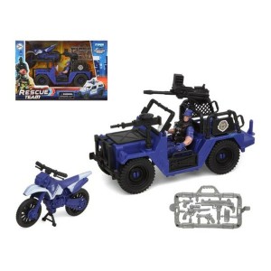 Playset Police Rescue Team Blau