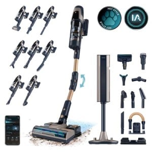 Aspirateur balai Cecotec Conga Rockstar 11500 Odyssey Station Connected IA