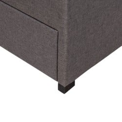 Coffre 95 x 50 x 50 cm Tissu Synthétique Bois