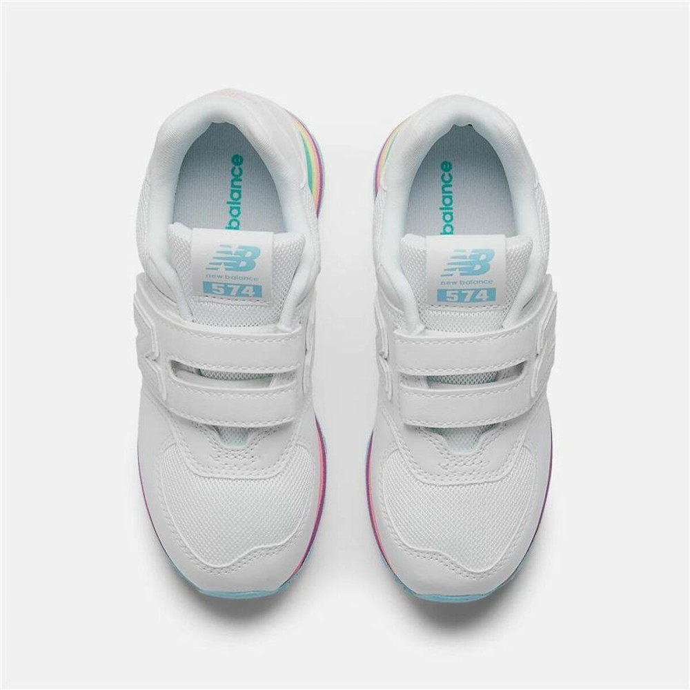 Sports Shoes for Kids New Balance 574 Core Hook Loop White