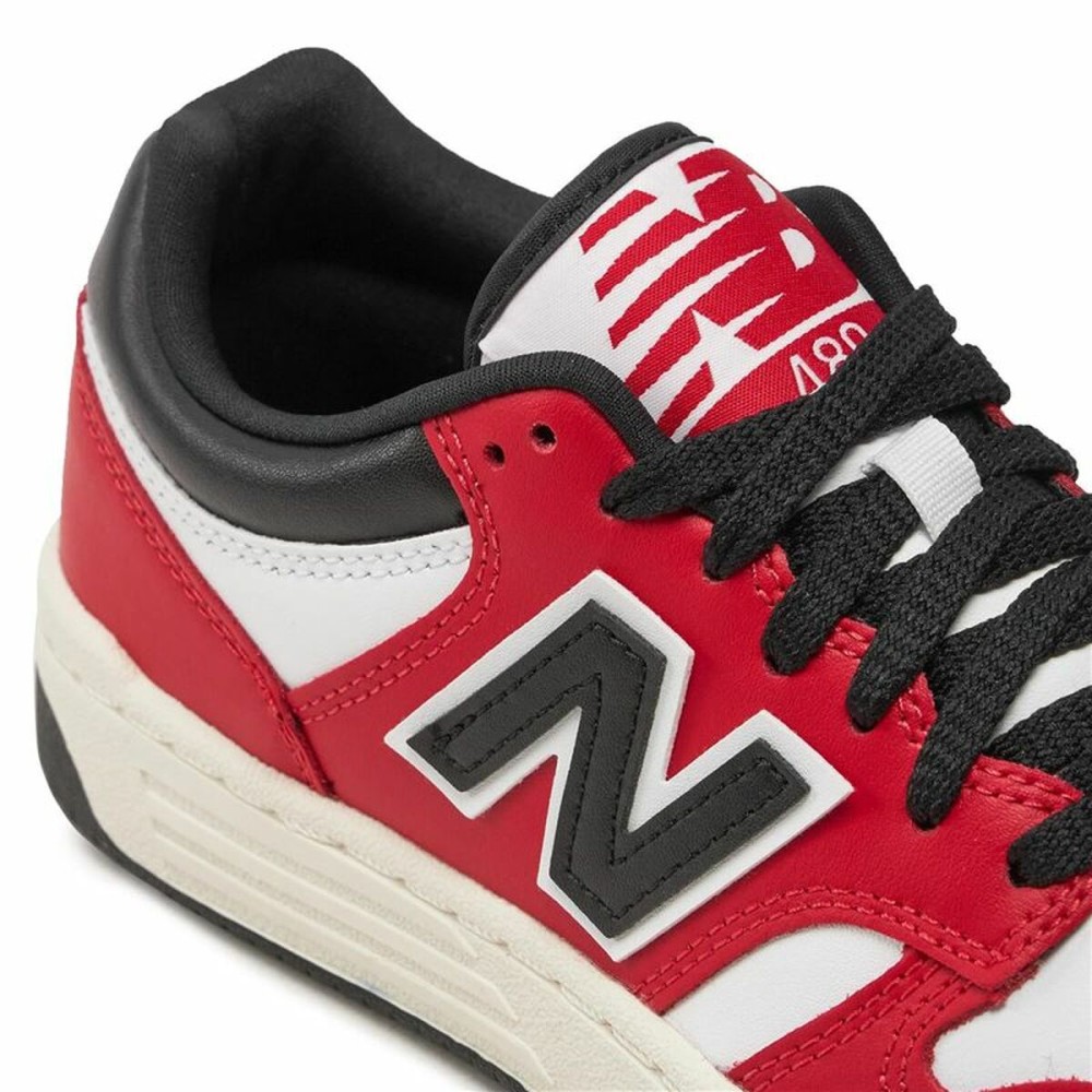 Kinder Sportschuhe New Balance 480 Weiß Rot