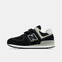 Chaussures de Sport pour Enfants New Balance 574 Core Hook Loop Noir