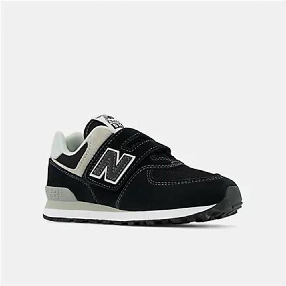 Chaussures de Sport pour Enfants New Balance 574 Core Hook Loop Noir