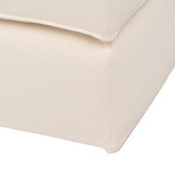 Pouffe Cream 100 x 80 x 44 cm