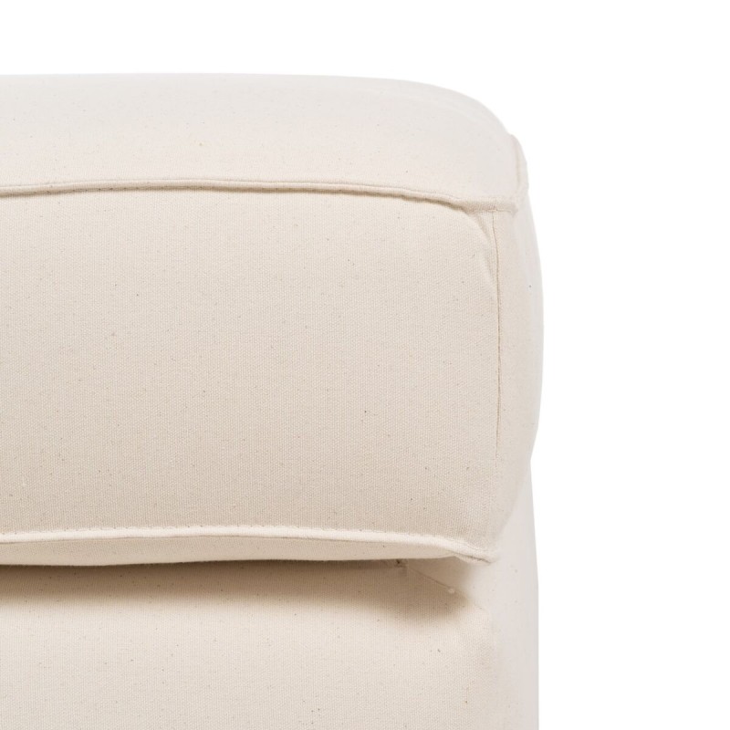 Pouffe Cream 100 x 80 x 44 cm