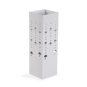 Umbrella stand Versa White 15,5 x 49 x 15,5 cm