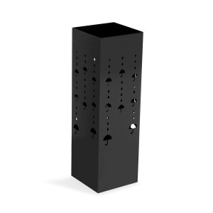 Umbrella stand Versa Black 15,5 x 49 x 15,5 cm