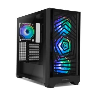 ATX Semi-Tower Gehäuse Nox-Xtreme NXHUMMERPLASMA Schwarz