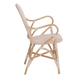 Esszimmerstuhl 57 x 62 x 90 cm natürlich Beige Rattan