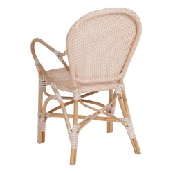 Esszimmerstuhl 57 x 62 x 90 cm natürlich Beige Rattan