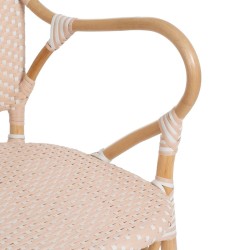 Esszimmerstuhl 57 x 62 x 90 cm natürlich Beige Rattan