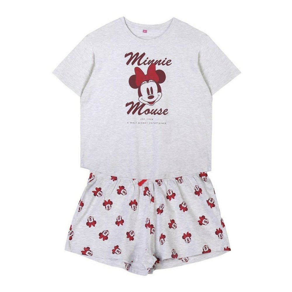 Schlafanzug Minnie Mouse Grau Damen