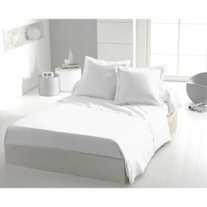 Jeu de draps HOME LINGE PASSION Flat sheet Blanc Lit king size